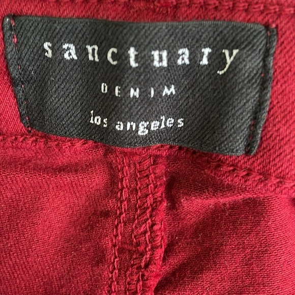 Sanctuary Red Social Skinny Jeans - Picture 6 of 9